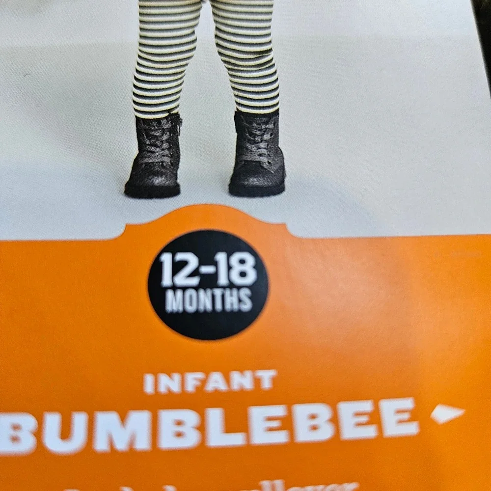 Hyde and Eek Boutique Infant Bumblebee Costume 12-18 Months w/ bee keeper adult - Picture 5 of 10